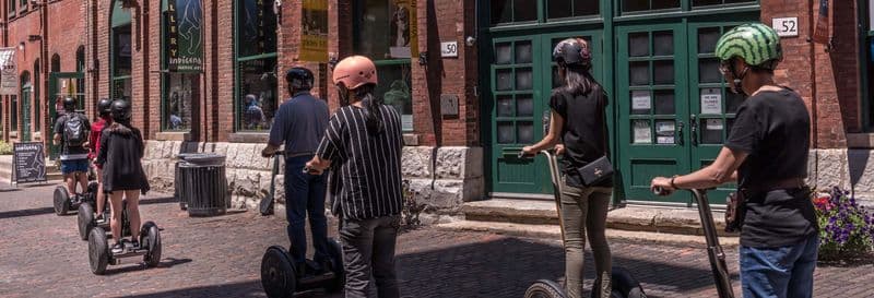 Balade en segway dans le Distillery District