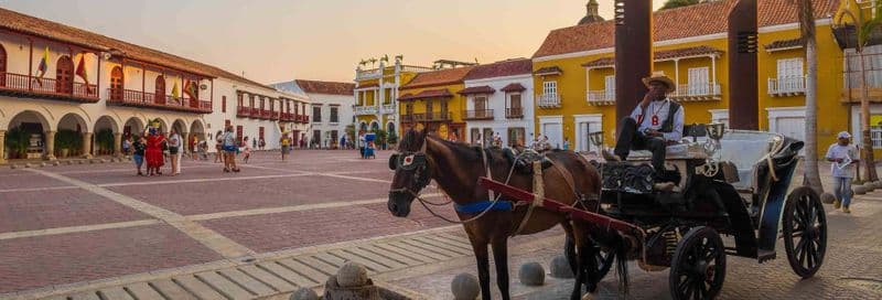 Balade en calèche à Carthagène des Indes