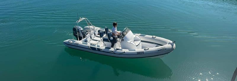 Balade en bateau à moteur sur le fleuve Guadiana