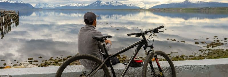 Balade à vélo dans Puerto Natales
