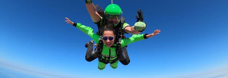 Saut en parachute en Algarve