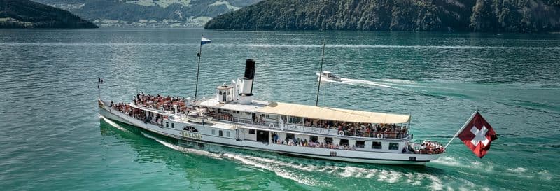 Billet Balade en bateau à vapeur sur le lac de Lucerne avec déjeuner