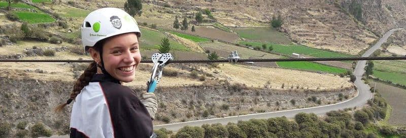 Billet Tyrolienne dans la vallée de la Chilina