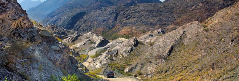 Balade en 4x4 dans Wadi Bani Awf et Snake Canyon