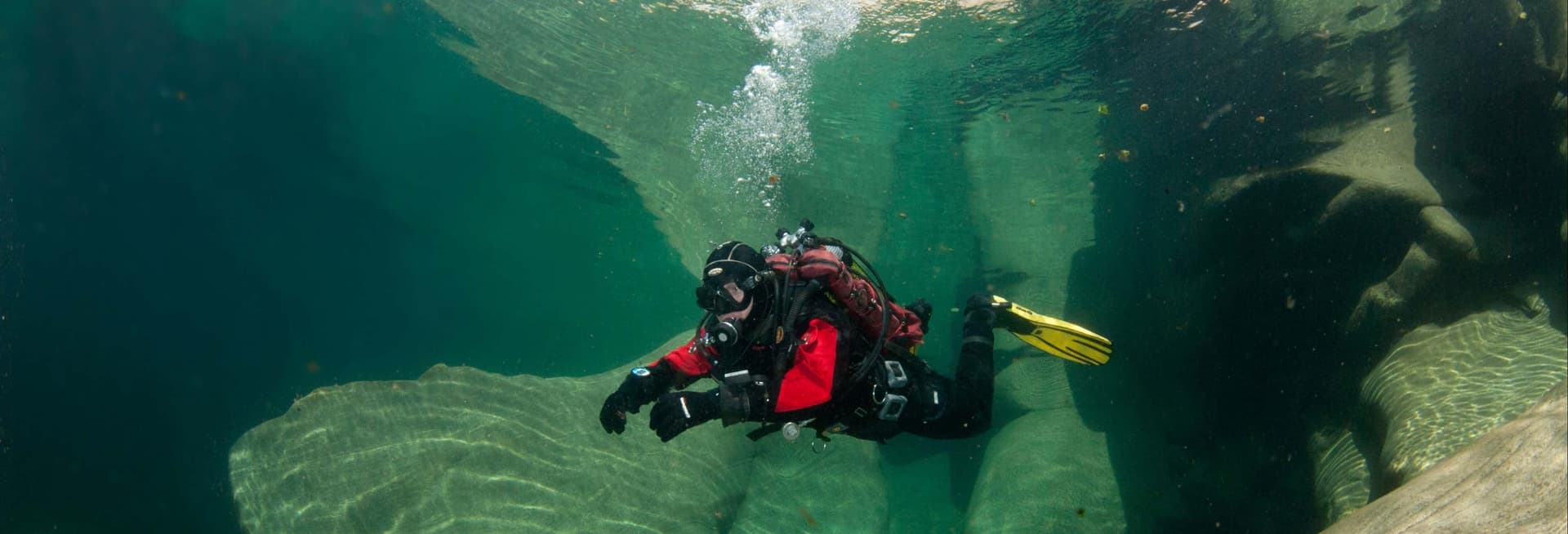 Plongée dans le lac Moreno