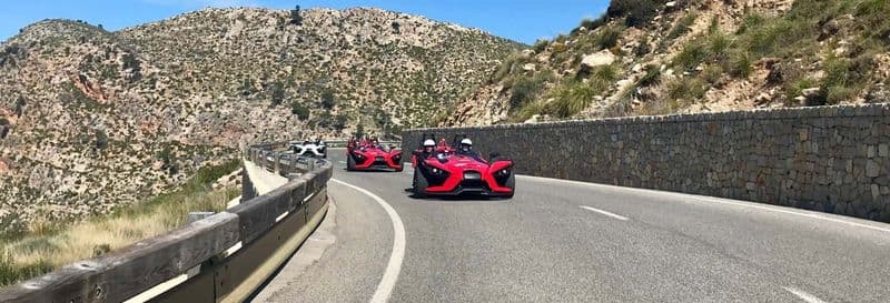 Billet Balade en Polaris Slingshot dans la Sierra de Tramuntana