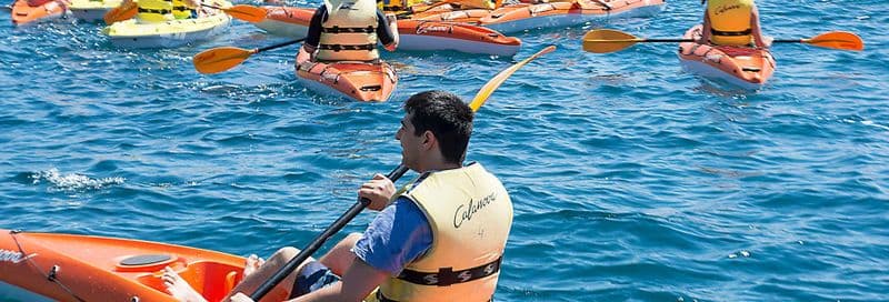 Kayak à Cala Mayor depuis Cala Nova