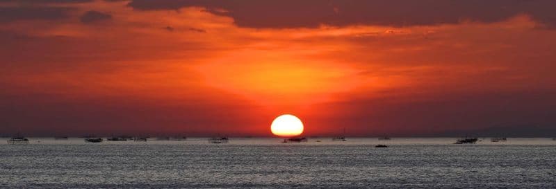Balade à vélo dans Manille au coucher du soleil