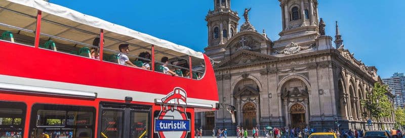 Bus touristique de Santiago du Chili