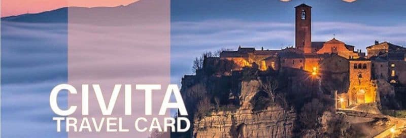 Billet Civita di Bagnoregio Travel Card