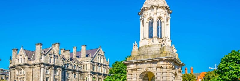 Bibliothèque du Trinity College, Livre de Kells et château de Dublin