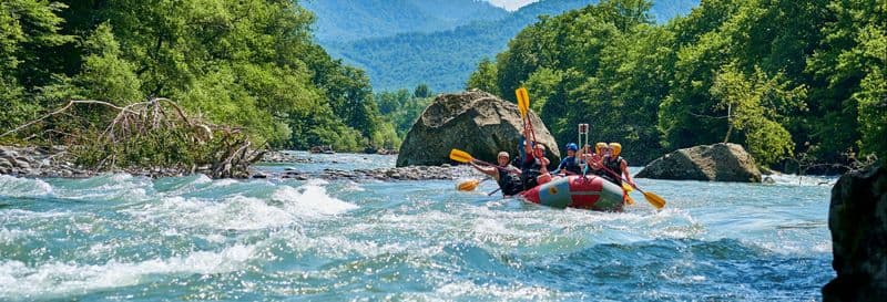 Rafting sur la rivière Trancura