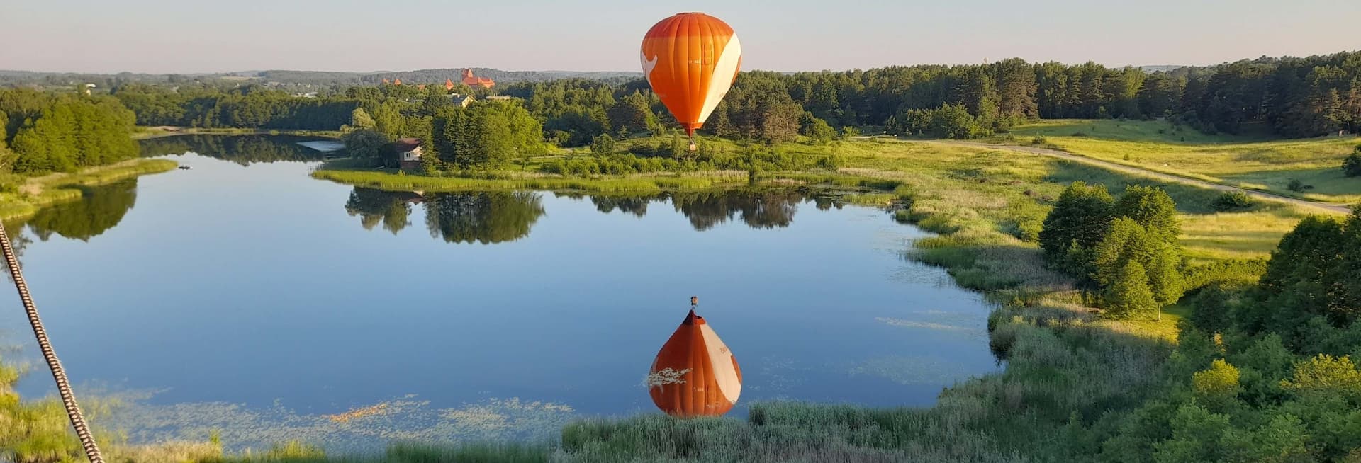 Balade en montgolfière au-dessus de Trakai