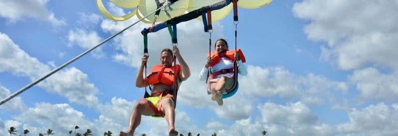 Parachute ascensionnel à Punta Cana