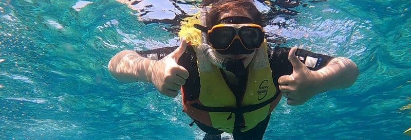 Snorkeling sur l'île de Sal
