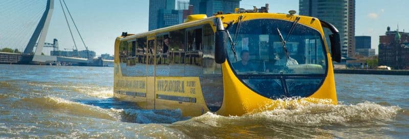 Billet Visite de Rotterdam en bus amphibie