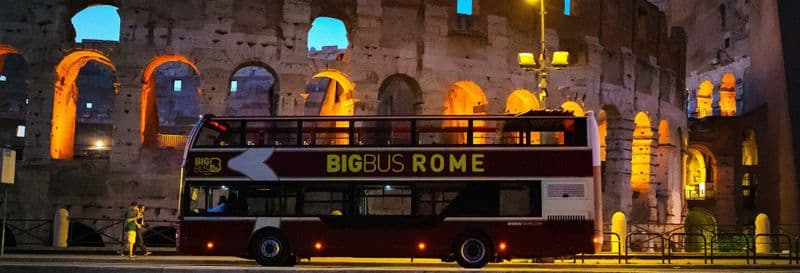 Billet Visite de nuit en bus décapotable