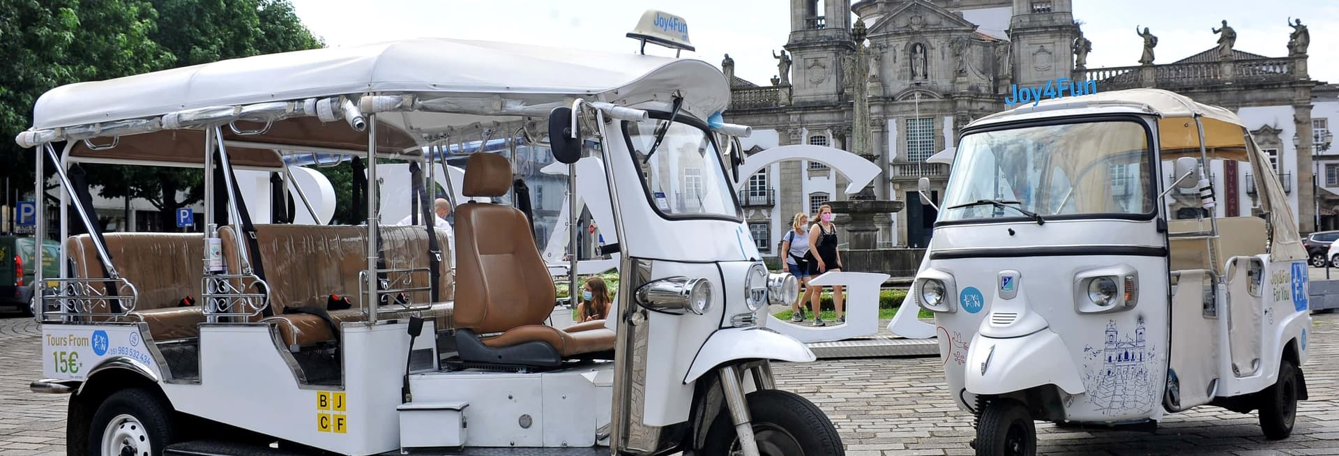 Balade en tuk-tuk dans Braga