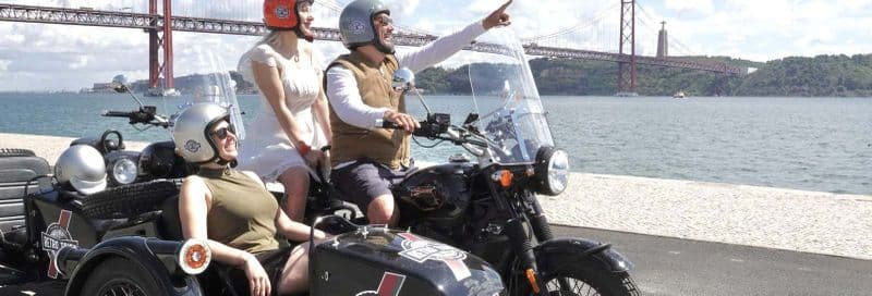 Billet Balade privée en side-car dans Lisbonne