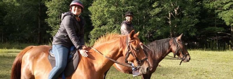 Balade à cheval sur les rives du fleuve Liucura