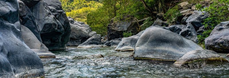 Body rafting dans les gorges d'Alcantara