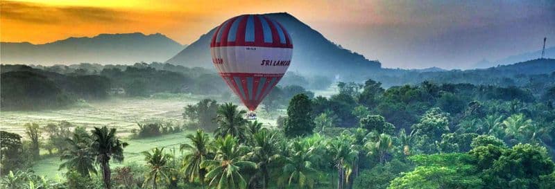 Balade en montgolfière à Sigiriya