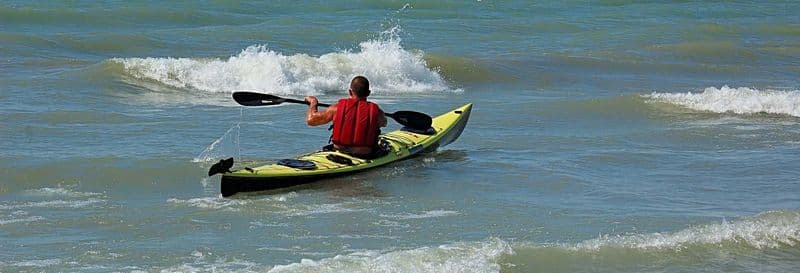 Balade en kayak dans les marais de Sancti Petri