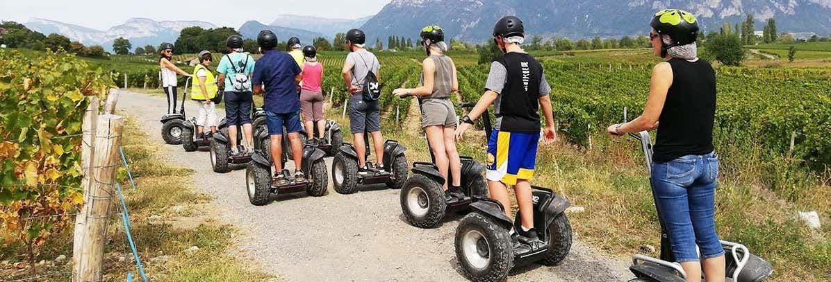 Balade en segway dans les vignobles du lac Saint-André