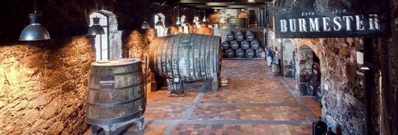 Visite de la cave à vin de Burmester