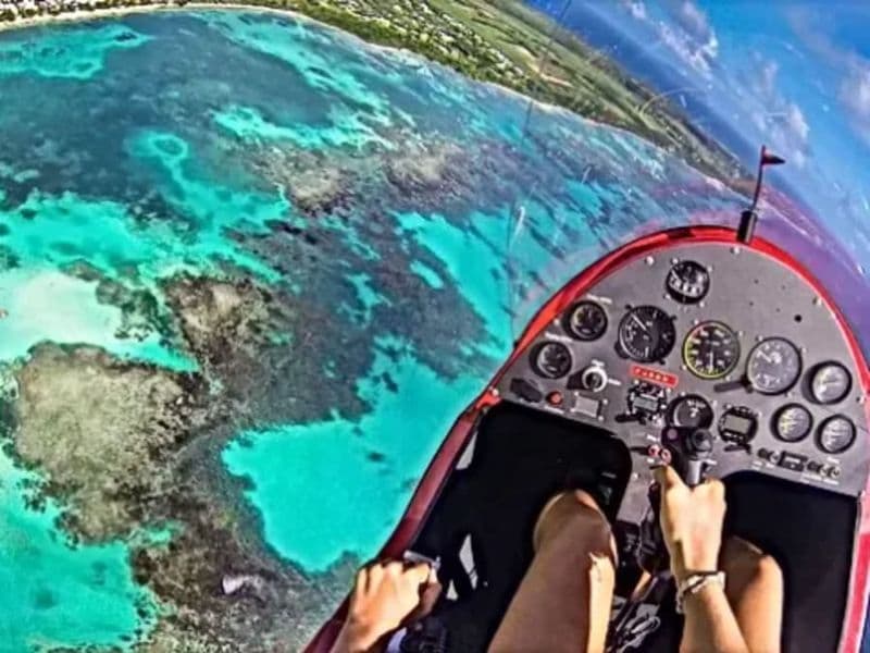 Survol de la Martinique en ULM autogyre depuis le Lamentin