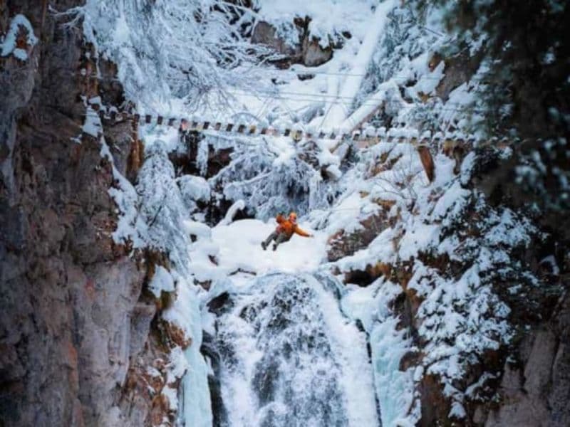 Tyrolienne à Bagnères-de-Bigorre (65)