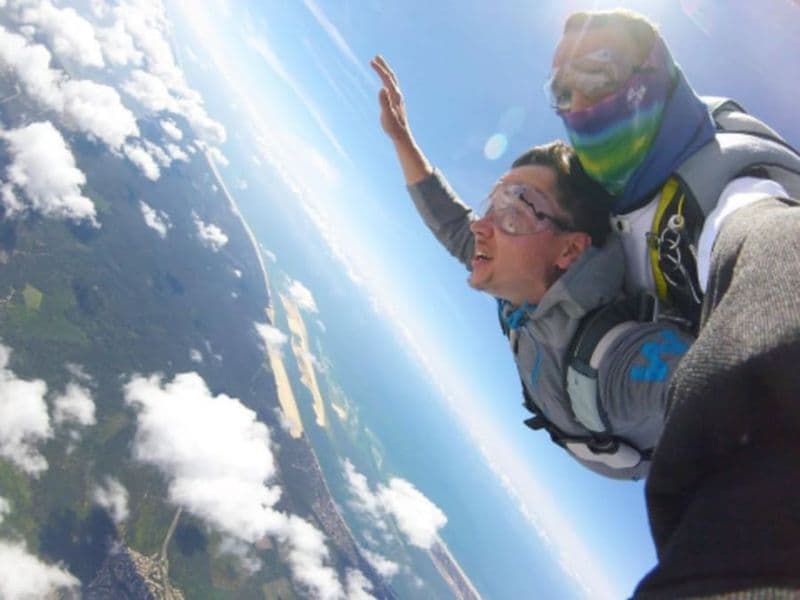 Saut en Parachute au-dessus du Bassin d'Arcachon (33)