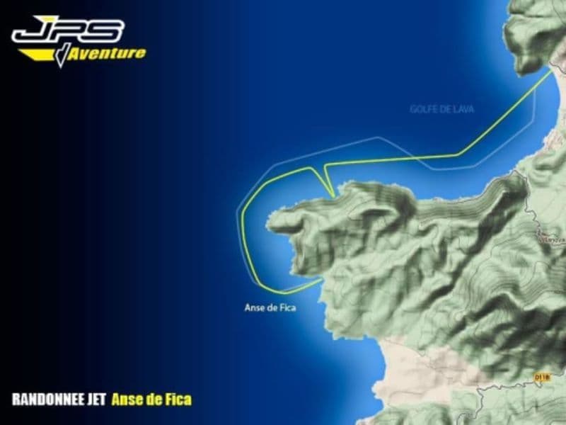 Randonnée jet-ski sunset vers l'Anse de la Fica