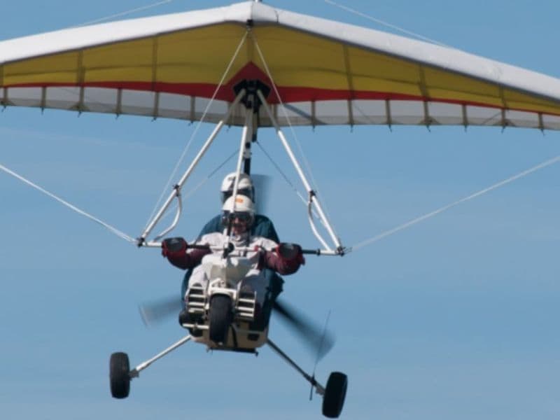 Baptême de l'air en ULM pendulaire  à Coltines (15)