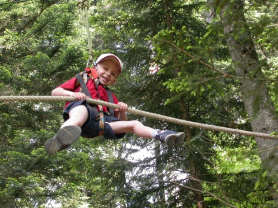 Parc aventure Accrobranche à Bellevaux (74)