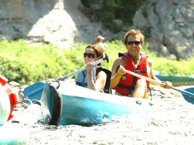 Billet Location de Canoë au Vans : descente du Chassezac