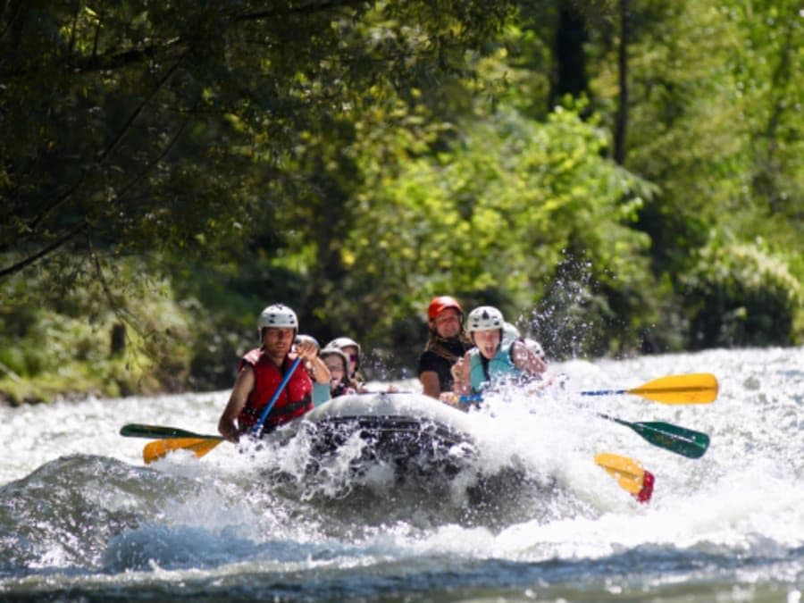 Billet Rafting à  Villelongue : journée complète sur le Gave de Pau