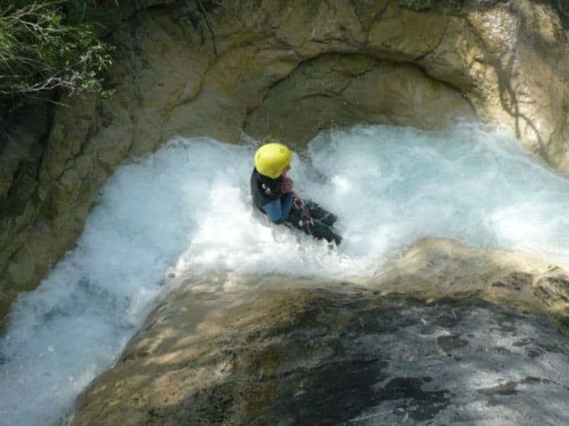 Canyoning au Canyon de Costeplane dans la vallée de l'Ubaye