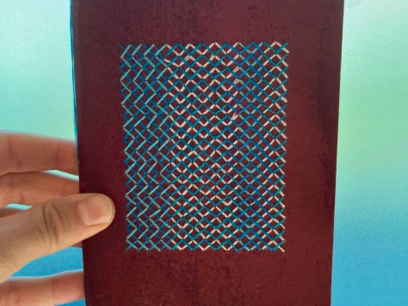 Billet Réalisation d'un carnet à broder à Saint Nectaire (63)