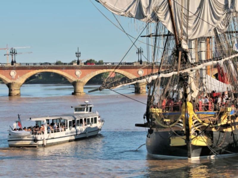 Croisière au fil de l'eau sur la Garonne à Bordeaux (33)