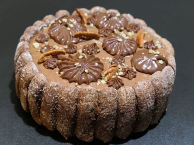 Billet Cours de pâtisserie charlotte chocolat et pécan à Villeurbanne