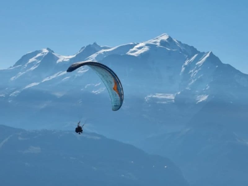 Billet Baptême en parapente face au Mont Blanc