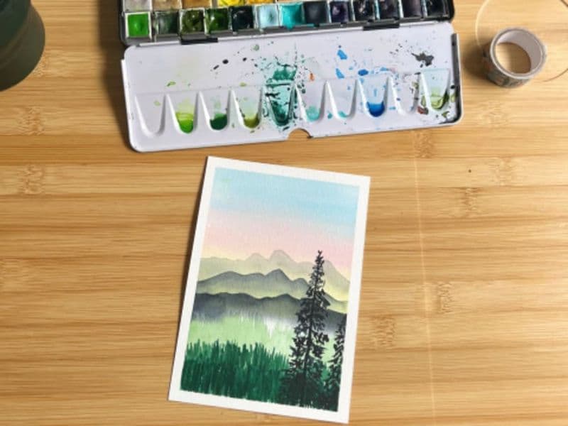 Atelier d'initiation à l'aquarelle à Annecy (74)