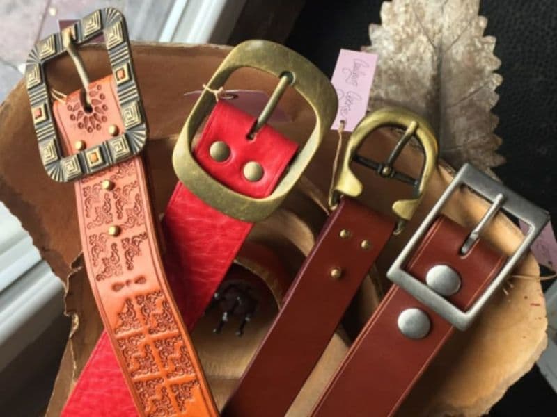 Atelier conception d'une ceinture en cuir à Arbonne (64)