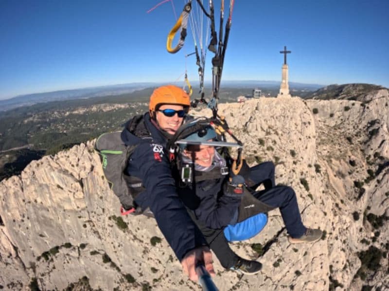 Vol randonnée en parapente sur la montagne Sainte-Victoire (13)
