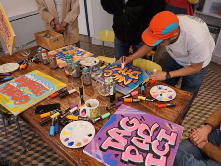 Billet Atelier Graffiti/ Street-art sur toile à Paris 14ème
