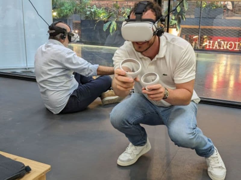 Expérience de réalité virtuelle à Vélizy (78)