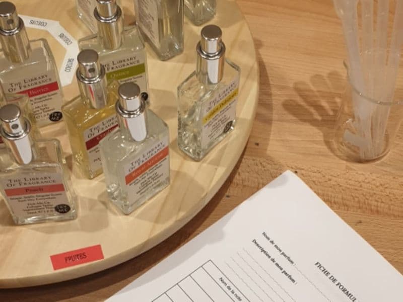 Atelier enfant / adulte création de parfum à Bordeaux (33)