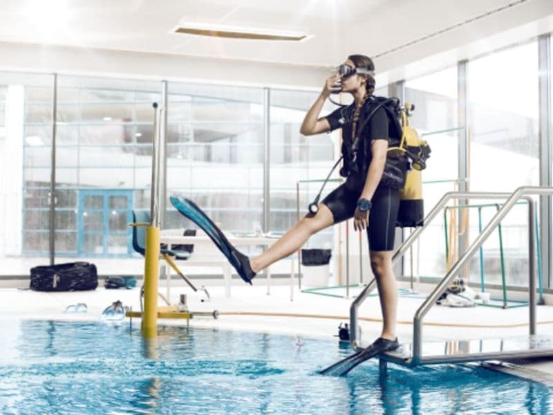 Baptême de plongée en piscine à La Fosse d'Argenteuil (95)