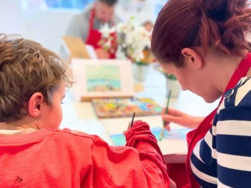 Billet Atelier parent / enfant peinture sur toile à Antibes (06)